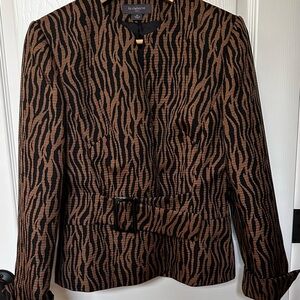 Liz Claiborn Zebra Print Women's Blazer